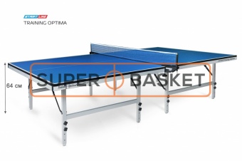 Теннисный стол Training Optima - стол для настольного тенниса с системой регулировки высоты. Идеален для игры и тренировок в спортивных школах и клубах