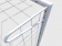 Ворота футбольные 7,32х2,44 алюминиевые с дугами (опорами) для сеток ГОСТ Р 55664-2013