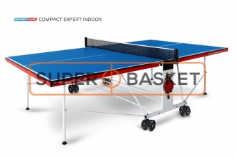 Теннисный стол Compact Expert Indoor - компактная модель теннисного стола для помещений. Уникальный механизм трансформации