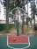 Бетонируемая баскетбольная стойка с полукруглым баскетбоьным щитом 180-105 см, мягкой защитой стойки и амортизирующим кольцом. Установлена н