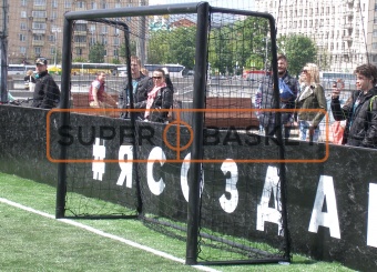 Ворота мини-футбольные/гандбольные сборно-разборные стальные круглая труба